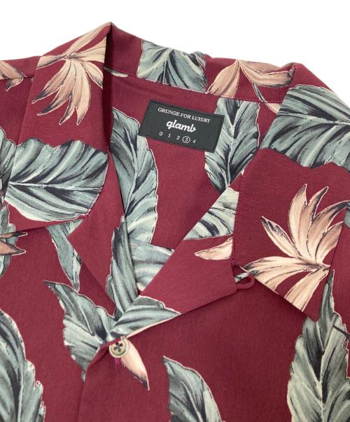 glamb（グラム）glamb (グラム) ロングリーシャツ レッド サイズ:3の古着・服飾アイテム
