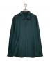 NO ID.（ノーアイディー）の古着「フライフロントアシンメトリーピンタックSH」｜グリーン