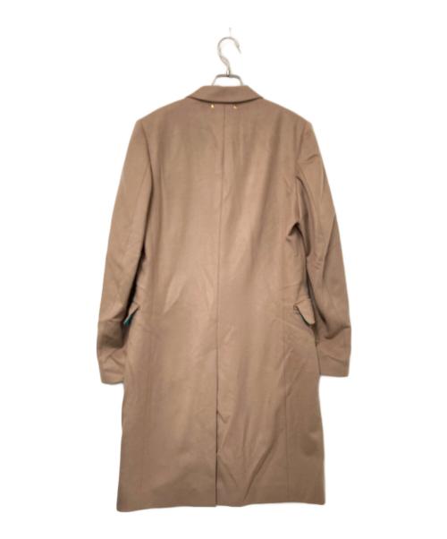 PAUL SMITH（ポールスミス）PAUL SMITH (ポールスミス) BEAVER MELTON SINGLE CHESTER COAT ベージュ サイズ:Lの古着・服飾アイテム