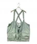 BASISBROEKバージスブルック）の古着「ナイロンベスト」｜オリーブ