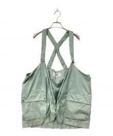 BASISBROEK（バージスブルック）の古着「ナイロンベスト」｜オリーブ