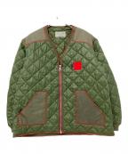 Belgian Armyベルギーアーミー）の古着「キルティングジャケット」｜オリーブ