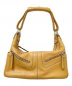 TOD'Sトッズ）の古着「レザーハンドバッグ」｜ブラウン