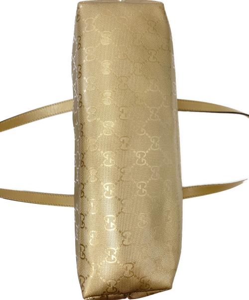 GUCCI（グッチ）GUCCI (グッチ) GG柄インプリメトートバッグ ゴールド サイズ:下記参照の古着・服飾アイテム