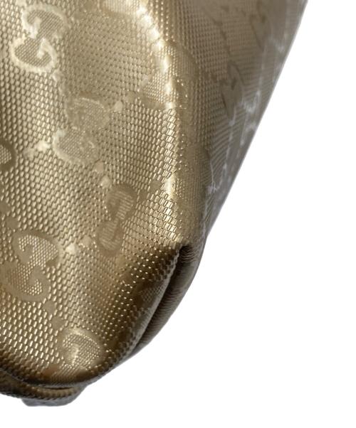 GUCCI（グッチ）GUCCI (グッチ) GG柄インプリメトートバッグ ゴールド サイズ:下記参照の古着・服飾アイテム