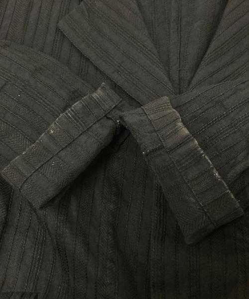 plantation（プランテーション）plantation (プランテーション) リネン混テーラードジャケット ネイビー サイズ:Mの古着・服飾アイテム