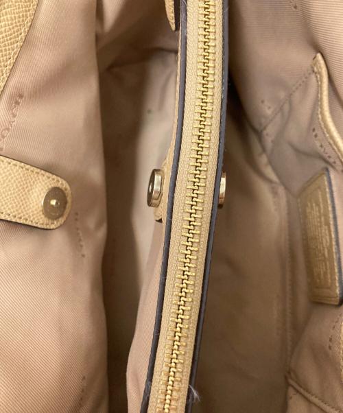 COACH（コーチ）COACH (コーチ) 2WAYショルダーバッグ ベージュの古着・服飾アイテム