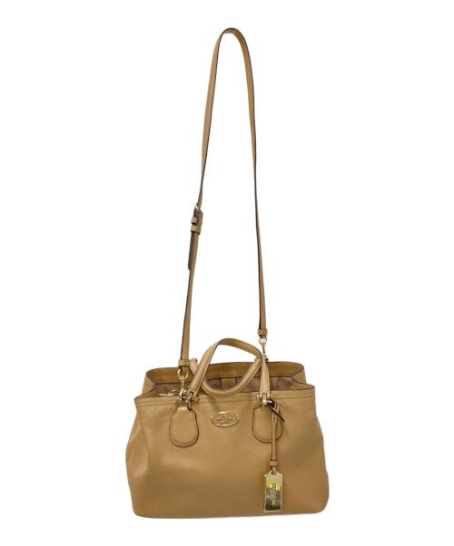 COACH（コーチ）COACH (コーチ) 2WAYショルダーバッグ ベージュの古着・服飾アイテム