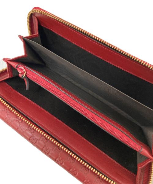GUCCI（グッチ）GUCCI (グッチ) 長財布 レッドの古着・服飾アイテム