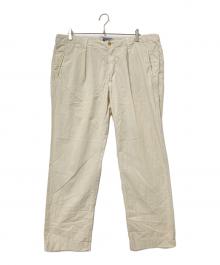 C.P COMPANY（シーピーカンパニー）の古着「コットンナイロンタックパンツ」｜アイボリー