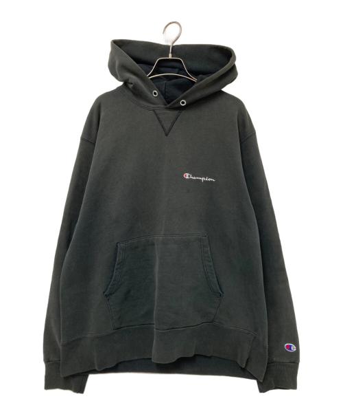 Champion（チャンピオン）Champion (チャンピオン) 90‘Sプルオーバーパーカー ブラック サイズ: Lの古着・服飾アイテム