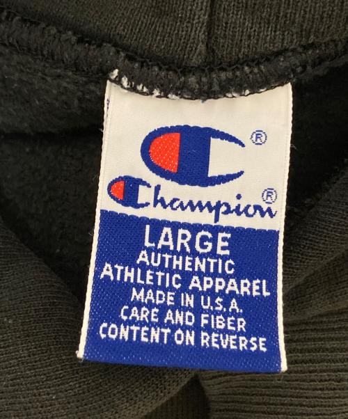 Champion（チャンピオン）Champion (チャンピオン) 90‘Sプルオーバーパーカー ブラック サイズ: Lの古着・服飾アイテム