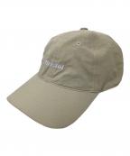 F.C.R.B.エフシーレアルブリストル）の古着「SUPPLEX NYLON CAP」｜ベージュ×ホワイト