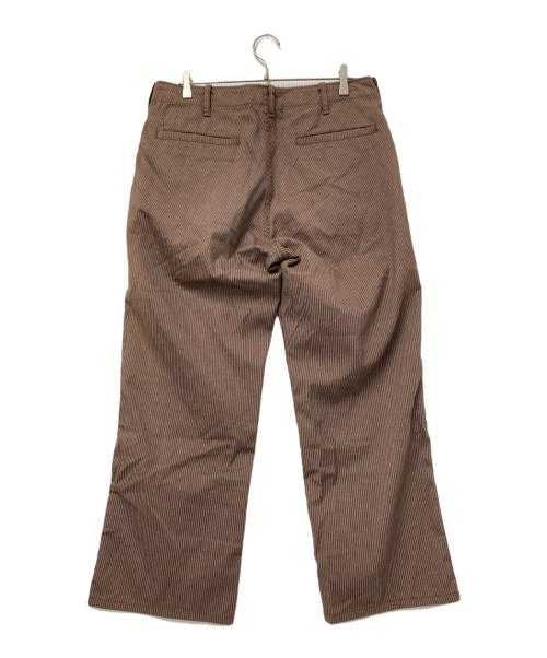 DALEES&CO（ダリーズ）DALEES&CO (ダリーズ) ストライプパンツ ブラウン サイズ:32の古着・服飾アイテム