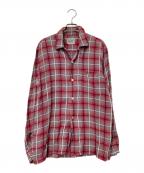 Sandy mac Donaldサンディマクドナルド）の古着「60-70‘Sチェックシャツ」｜レッド×グレー