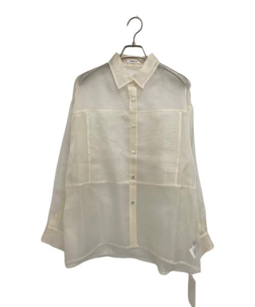 FRAY ID（フレイ アイディー）FRAY ID (フレイ アイディー) シアーシャツ ホワイト サイズ:FREE 未使用品の古着・服飾アイテム