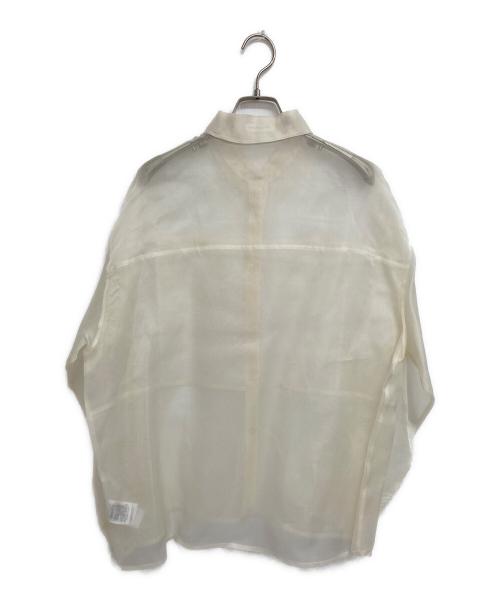 FRAY ID（フレイ アイディー）FRAY ID (フレイ アイディー) シアーシャツ ホワイト サイズ:FREE 未使用品の古着・服飾アイテム