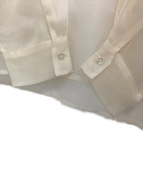 FRAY ID（フレイ アイディー）FRAY ID (フレイ アイディー) シアーシャツ ホワイト サイズ:FREE 未使用品の古着・服飾アイテム