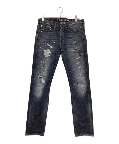Denham（デンハム）Denham (デンハム) 加工デニムﾊﾟﾝﾂ ブラック サイズ:W31×L30の古着・服飾アイテム