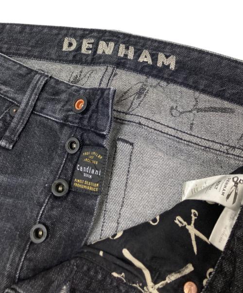 Denham（デンハム）Denham (デンハム) 加工デニムﾊﾟﾝﾂ ブラック サイズ:W31×L30の古着・服飾アイテム