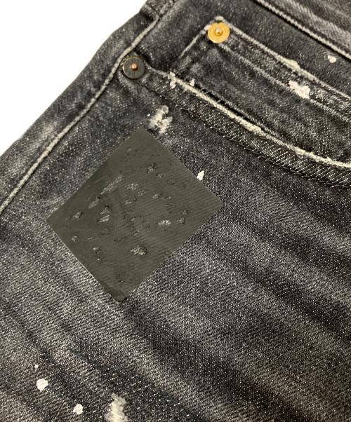 Denham（デンハム）Denham (デンハム) 加工デニムﾊﾟﾝﾂ ブラック サイズ:W31×L30の古着・服飾アイテム