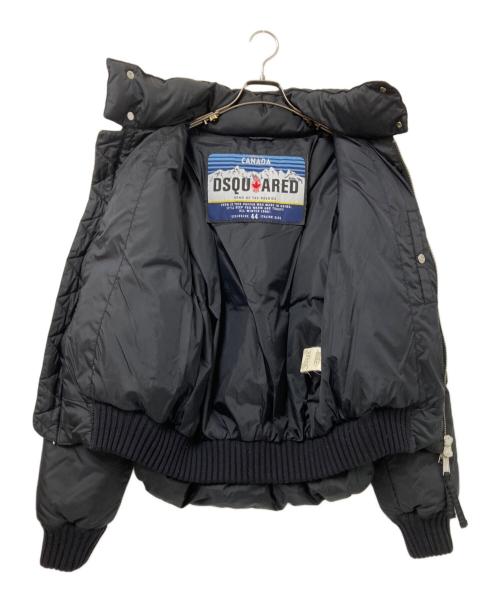 DSQUARED2（ディースクエアード）DSQUARED2 (ディースクエアード) ダウンジャケット ブラック サイズ:44の古着・服飾アイテム