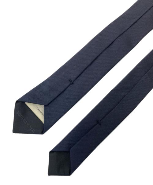 BOTTEGA VENETA（ボッテガベネタ）BOTTEGA VENETA (ボッテガベネタ) エンブロイダリーロゴネクタイ ブラック サイズ:下記参照の古着・服飾アイテム