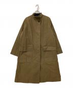 MHLエムエイチエル）の古着「ステンカラーコート」｜ブラウン
