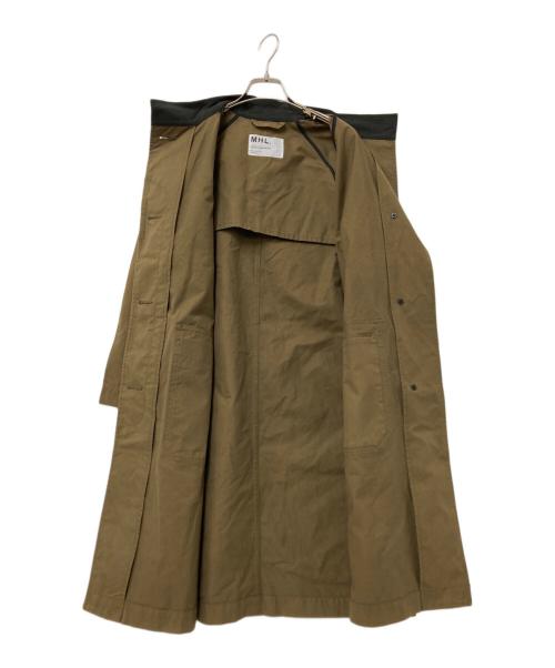 MHL（エムエイチエル）MHL (エムエイチエル) ステンカラーコート ブラウン サイズ:1の古着・服飾アイテム