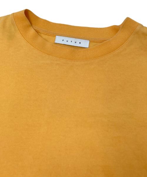 FUTUR（フューチャー）FUTUR (フューチャー) Too Late Tokyo. tee オレンジ サイズ:Lの古着・服飾アイテム