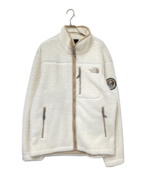 THE NORTH FACE（ザ ノース フェイス）THE NORTH FACE (ザ ノース フェイス) PLAY GREEN FLEECE JACKET ホワイト サイズ:XLの古着・服飾アイテム