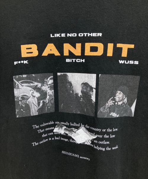 DALL CLOTHING（ダルクロージング）DALL CLOTHING (ダルクロージング) プリントカットソー ブラック サイズ:XLの古着・服飾アイテム