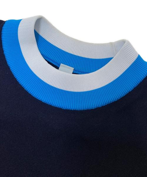 CFCL（シーエフシーエル）CFCL (シーエフシーエル) cupro garter crew neck ネイビー サイズ:1の古着・服飾アイテム