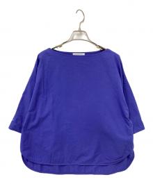 GALERIE VIE（ギャルリーヴィー）の古着「コンパクトコットンツイル ワイドスリーブブラウス」｜パープル