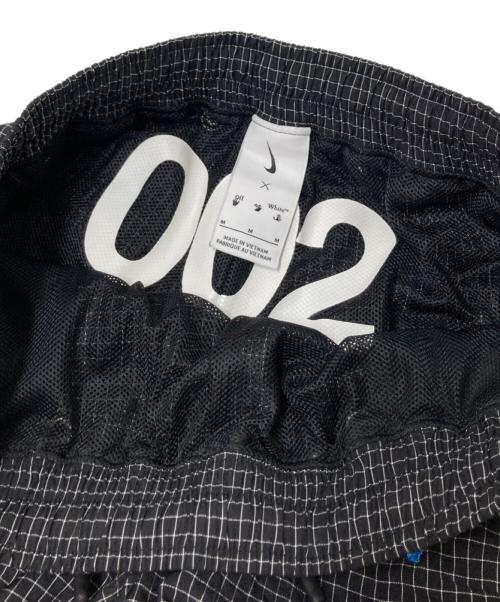 NIKE（ナイキ）NIKE (ナイキ) OFFWHITE (オフホワイト) WOVEN SHORT ブラック×ホワイト サイズ:Mの古着・服飾アイテム
