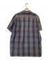 KAPTAIN SUNSHINE (キャプテンサンシャイン) チェックオープンカラーシャツ ブラウン×ネイビー サイズ:40：5000円