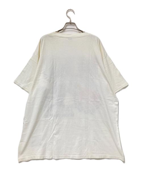 THE GAME（ザゲーム）THE GAME (ザゲーム) 90‘SプリントTシャツ ホワイト×ブルー サイズ:XLの古着・服飾アイテム