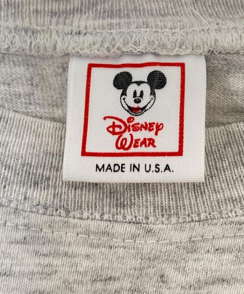 DISNEY（ディズニー）DISNEY (ディズニー) 90‘SミッキープリントTシャツ グレー サイズ:Lの古着・服飾アイテム