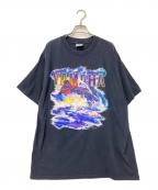 ALL SPORTオールスポーツ）の古着「90‘SプリントTシャツ」｜ブラック