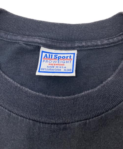 ALL SPORT（オールスポーツ）ALL SPORT (オールスポーツ) 90‘SプリントTシャツ ブラック サイズ:XLの古着・服飾アイテム