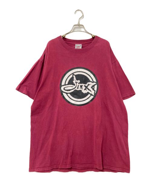 ONEITA（オニータ）ONEITA (オニータ) 90`SプリントTシャツ レッド×ブラック サイズ:XLの古着・服飾アイテム