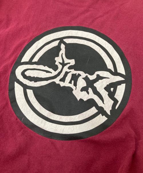 ONEITA（オニータ）ONEITA (オニータ) 90`SプリントTシャツ レッド×ブラック サイズ:XLの古着・服飾アイテム