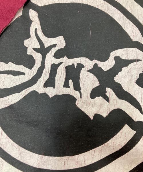 ONEITA（オニータ）ONEITA (オニータ) 90`SプリントTシャツ レッド×ブラック サイズ:XLの古着・服飾アイテム