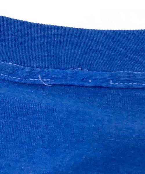 USED（ユーズド）USED (ユーズド) 90‘SプリントTシャツ ブルー×イエロー サイズ:下記参照の古着・服飾アイテム