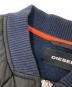 中古・古着 DIESEL (ディーゼル) 切替ジャケット ブラック×ネイビー サイズ:S：4500円