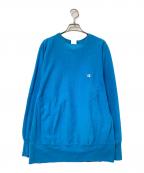 Champion REVERSE WEAVEチャンピオン リバース ウィーブ）の古着「90‘Sクルーネックスウェット」｜ブルー