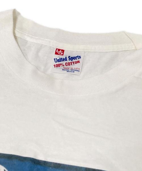 United Sports（ユナイテッドスポーツ）United Sports (ユナイテッドスポーツ) プリントTシャツ ホワイト サイズ:Mの古着・服飾アイテム