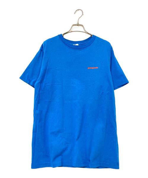 Patagonia（パタゴニア）Patagonia (パタゴニア) バックプリントTシャツ ブルー サイズ:Sの古着・服飾アイテム