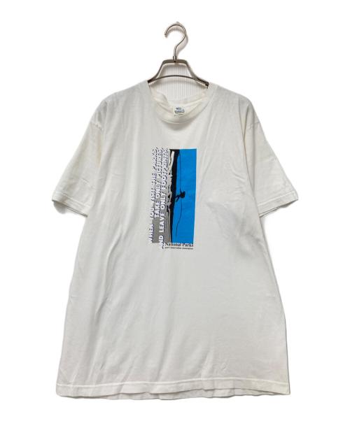 Patagonia（パタゴニア）Patagonia (パタゴニア) プリントTシャツ ホワイト サイズ:Mの古着・服飾アイテム