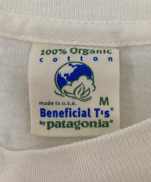 Patagonia（パタゴニア）Patagonia (パタゴニア) プリントTシャツ ホワイト サイズ:Mの古着・服飾アイテム